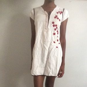 Embroidered Tunic Dress